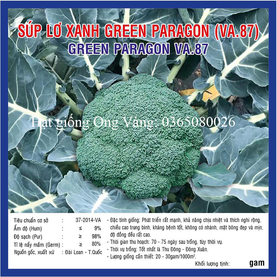 Hạt Giống Bông Cải Xanh F1
