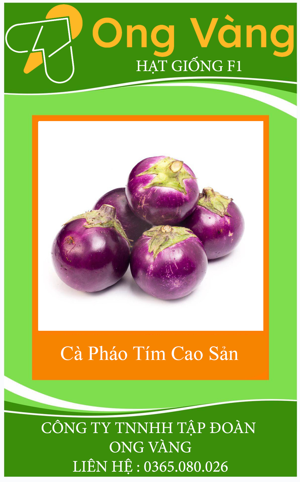 Hạt giống Cà Pháo Tím Cao Sản