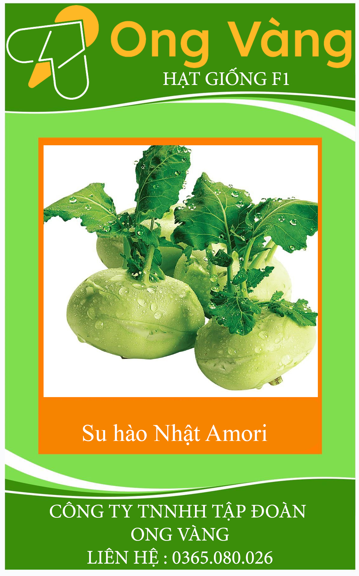 Hạt giống su hào nhật AMORI